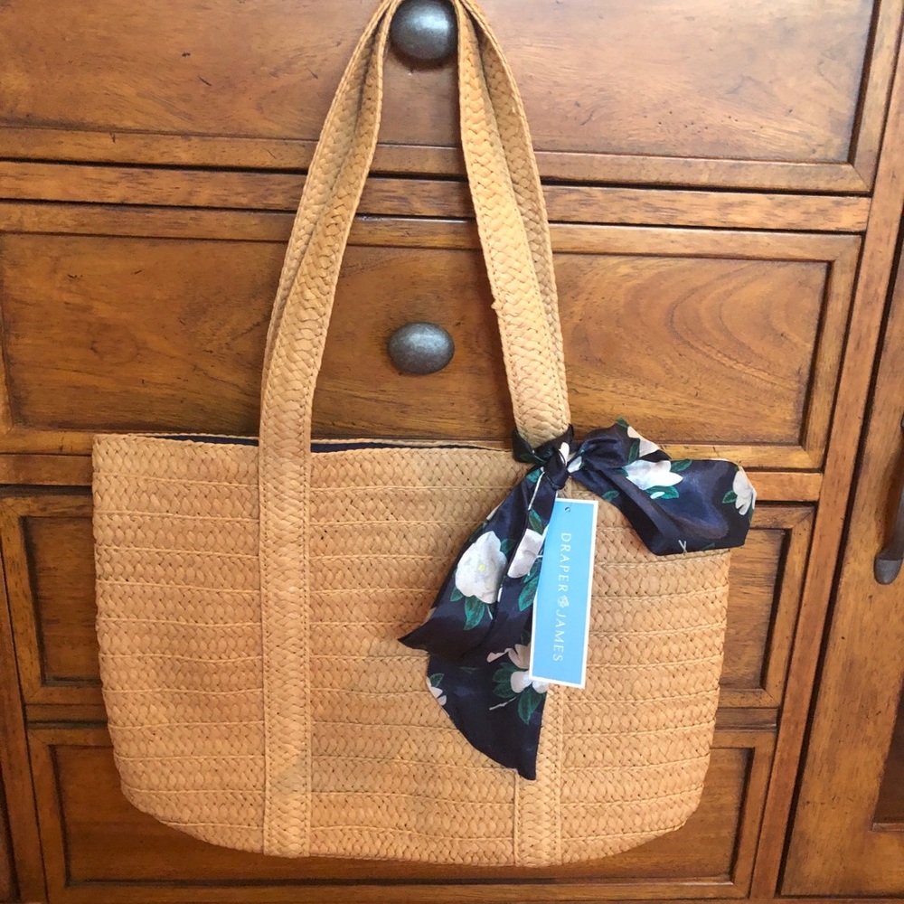 Draper James Everyday Straw Bag